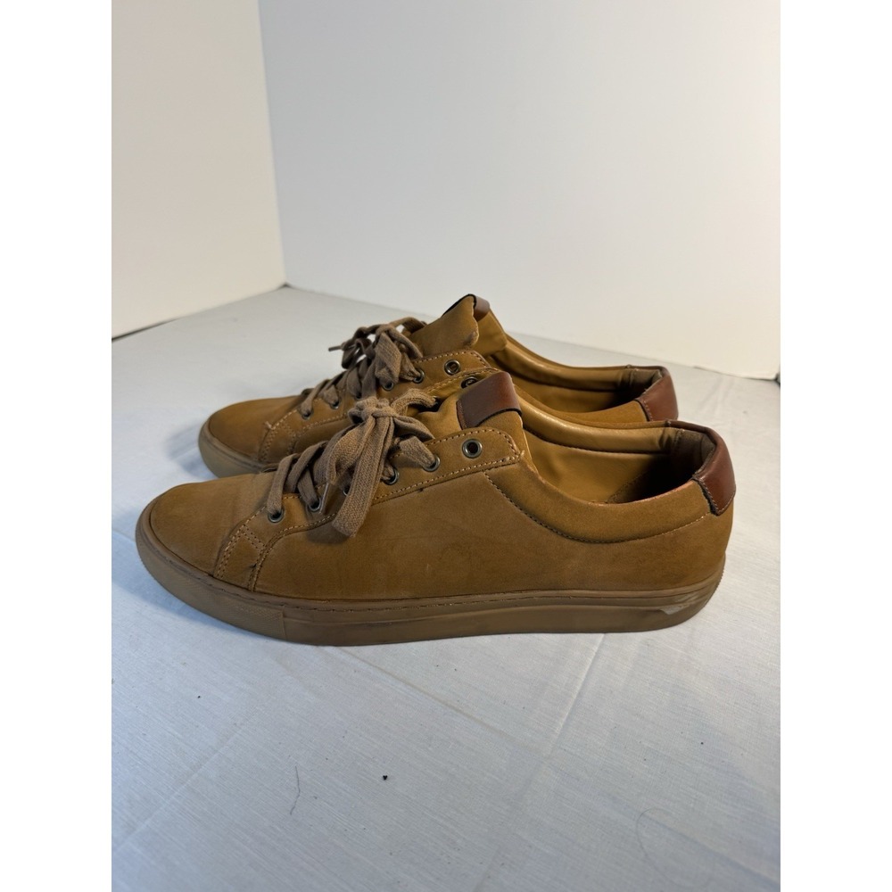 Goodfellow & Co. Khalil Casual Brown Faux Leather Lace Up Loafer Shoes 11